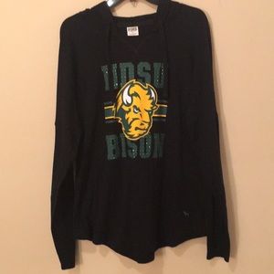 PINK NDSU Bison long sleeve size large